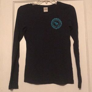 Abercrombie Navy Blue Long Sleeve t-shirt / top